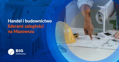 BIG InfoMonitor: Na Mazowszu najwyższe zaległości mają firmy z branży handlowej i budowlanej